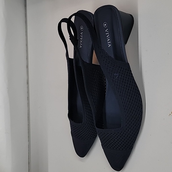 VIVAIA Leah Pointed Toe Slingback Heels - Picture 7 of 12